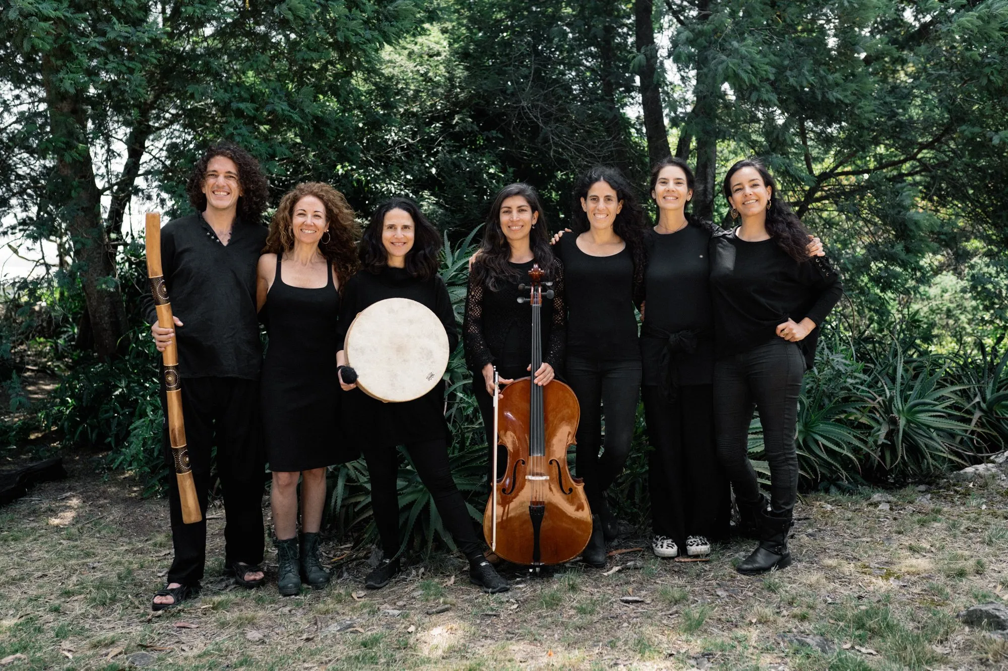 Forest bathing, Lussich Arboretum, Maldonado, Uruguay