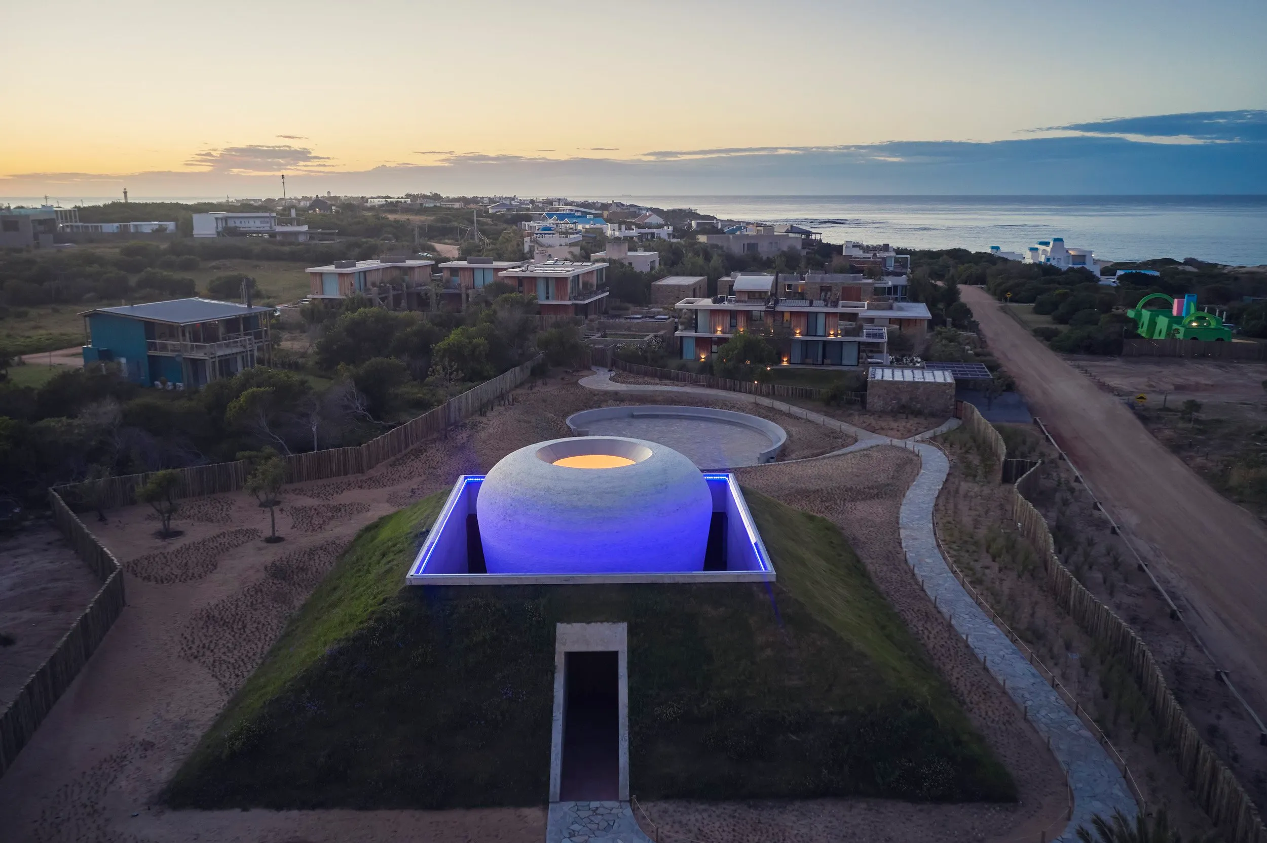 A story for AD Germany, photographing the opening of James Turrell's Skyspace in José Ignacio, Maldonado, Uruguay